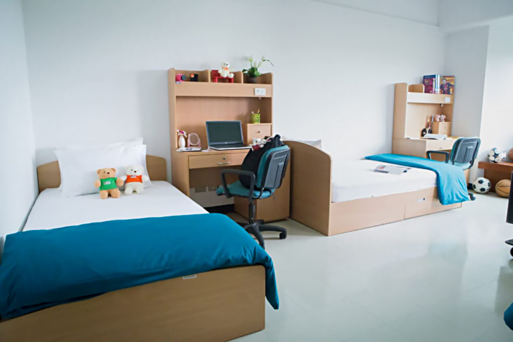Shinawatra University Scholarship dormitory room